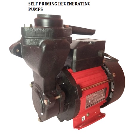 SELF PRIMING REGENERATING PUMPS